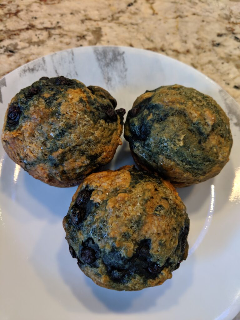 Blueberry Banana Muffins