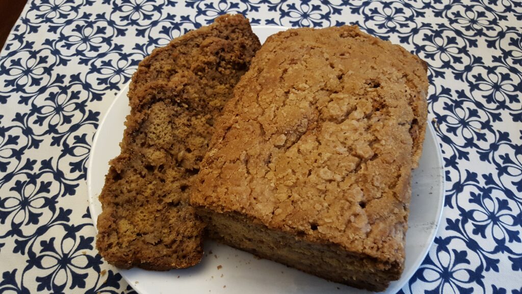 Banana bread made with less sugar is a healthier option without significant change in taste.